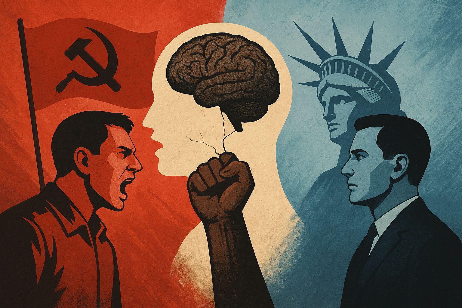 ¿Cómo sería un mundo donde no existiese ideologías políticas?